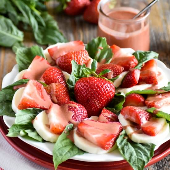 Strawberry Caprese Salad - Recipe photo by casablancacooks