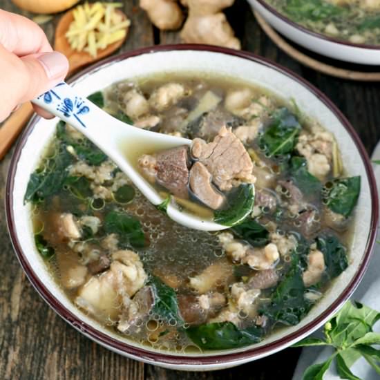 Batsui (Kapampangan Batchoy Soup) - Recipe photo by foxy folksy
