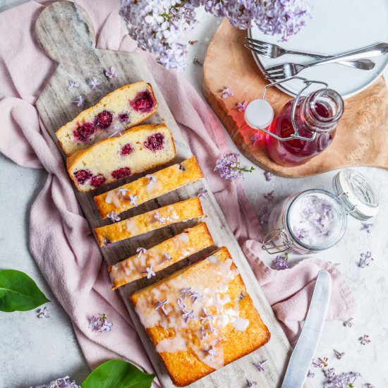 Lilac Lemon Blackberry Pound Cake - Recipe photo by olive_and_mango
