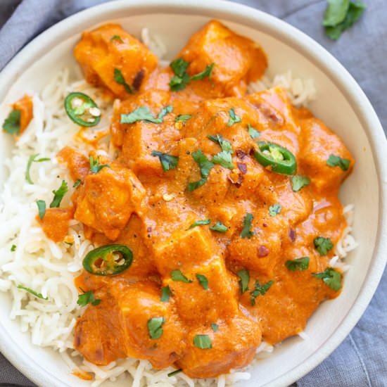 Paneer Lababdar with Tofu - Recipe photo by richa