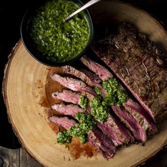 Grilled Flank Steak - Recipe photo by Went Here 8 This