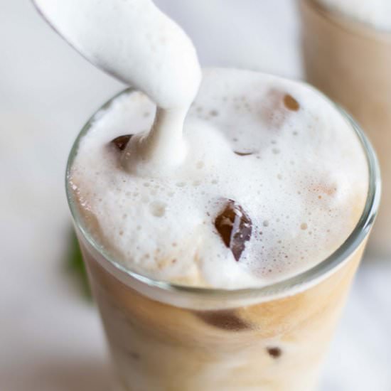 Vegan Vanilla Iced Coffee - Recipe photo by SunkissedKitch