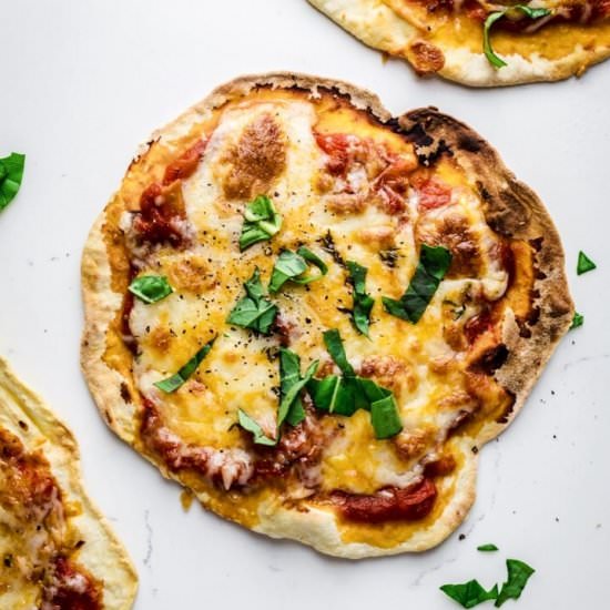 10-Minute Tortilla Pizza - Recipe photo by asimplepalate