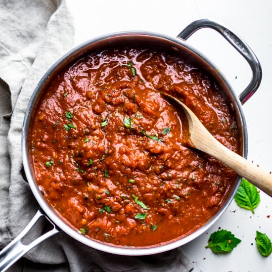 Spicy Arrabbiata Sauce - Recipe photo by asimplepalate