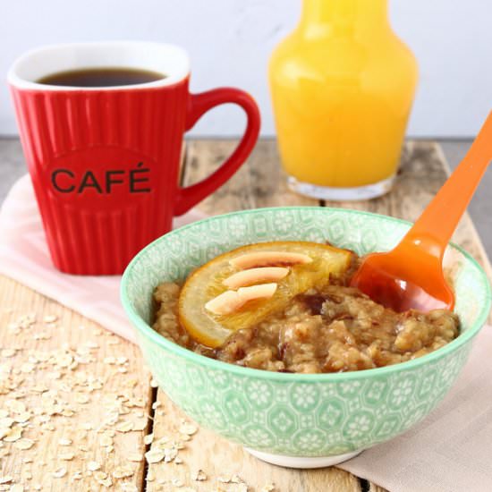 Oats, Date & Orange Porridge - Recipe photo by 5Flavours
