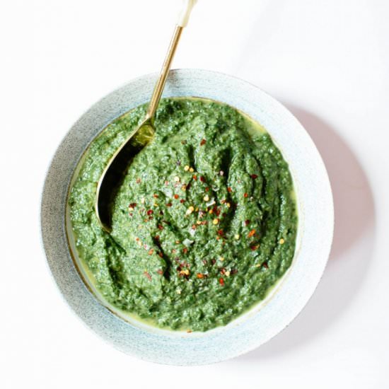 Creamy Cauliflower Spinach - Recipe photo by Nutrition Stripped