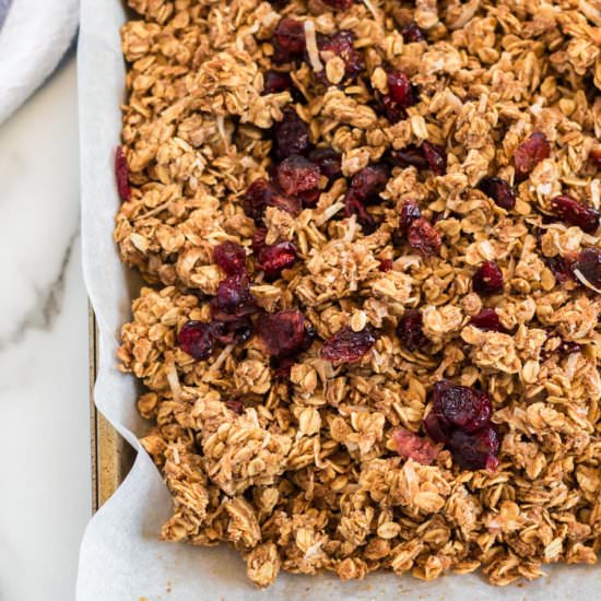 Homemade Cinnamon Granola - Recipe photo by Blessthismess