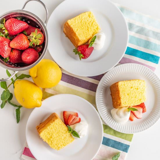 Lemon Chiffon Cake - Recipe photo by Blessthismess