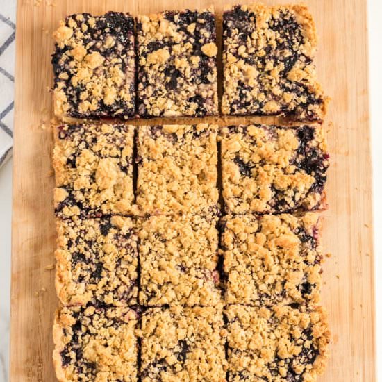 Blueberry Pie Cookie Bars - Recipe photo by Blessthismess