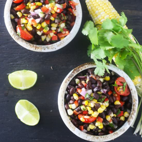 Black Bean and Sweet Corn Salad - Recipe photo by trafficlightcook