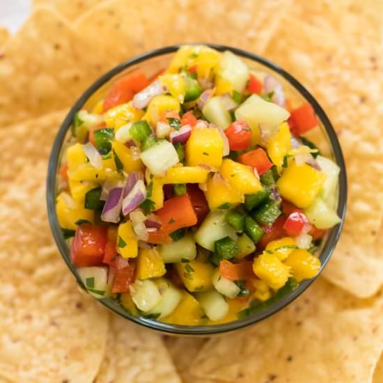 Mango Salsa Recipe - Recipe photo by Blessthismess