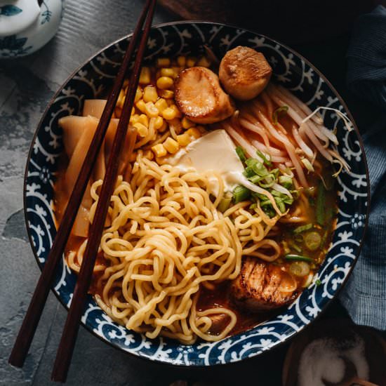 Vegan Miso Ramen - Recipe photo by gastroplant