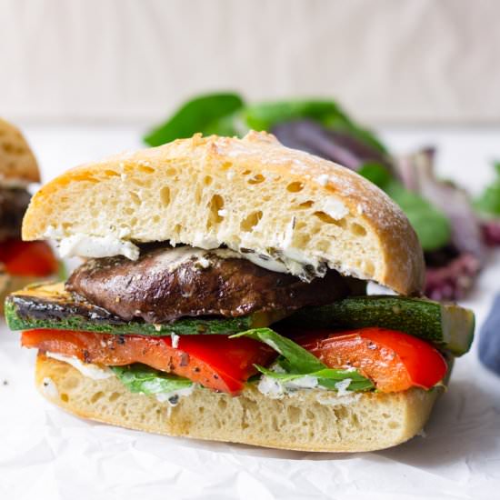 Grilled Vegetable Sandwich with Her - Recipe photo by cookingformysoul