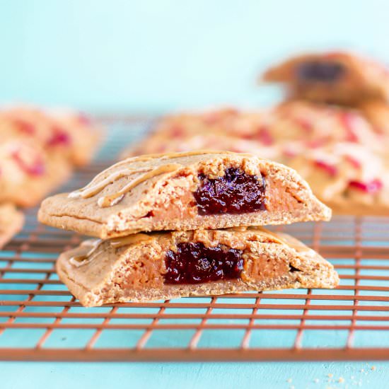 Homemade PB&J Pop Tarts - Recipe photo by dessertswithbenefits