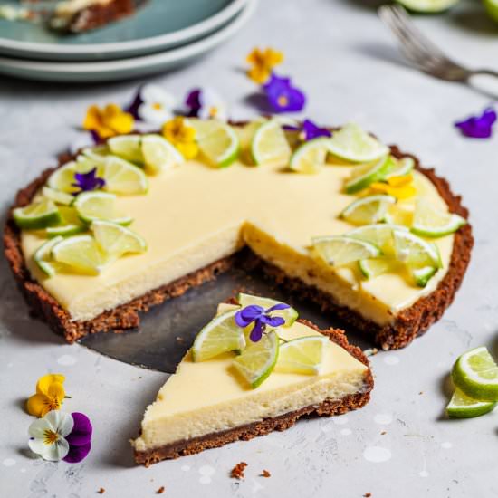 No fuss key lime tart - Recipe photo by olive_and_mango