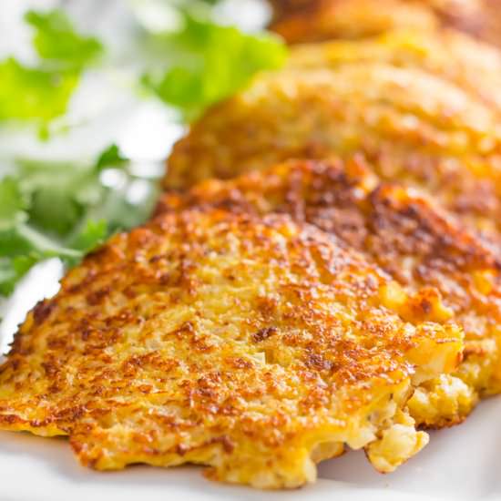 Cauliflower hash browns - Recipe photo by sugarlesscrystals