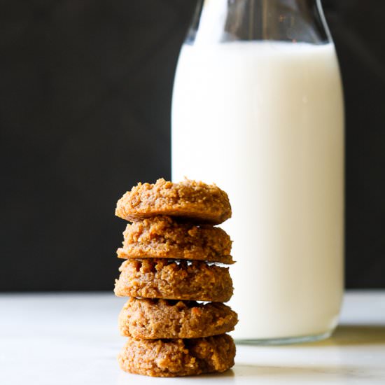 Powdered Peanut Butter Cookies - Recipe photo by thisbakinglifeblog