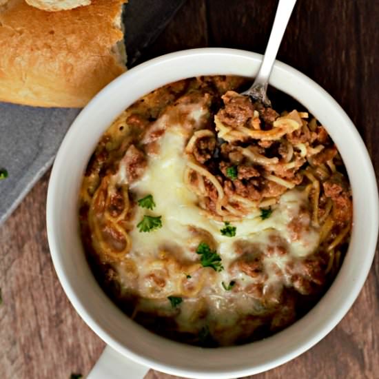 Individual Spaghetti Casseroles - Recipe photo by ZonaCooks