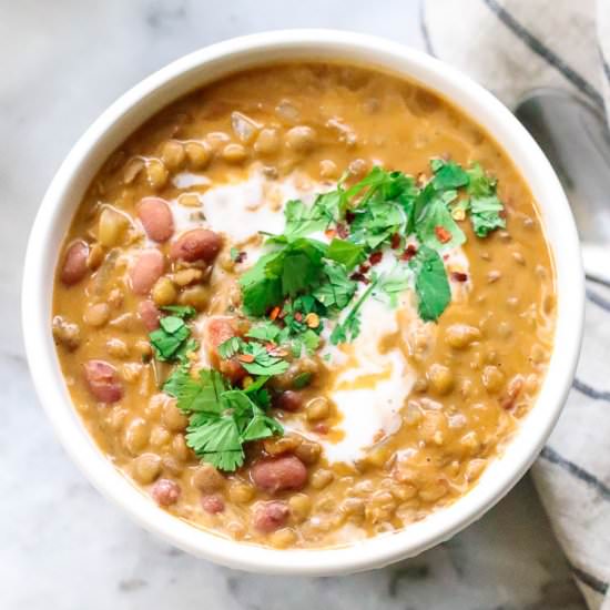 Madras Lentils - Recipe photo by veganblueberry