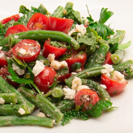 Green Bean Salad With Feta - Recipe photo by Blue Cayenne