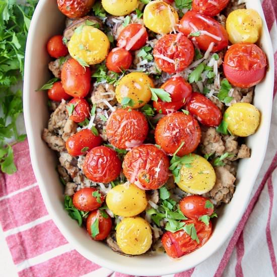 Italian Polenta Turkey Casserole - Recipe photo by Whitney Bond