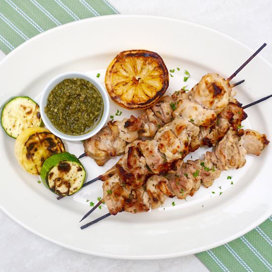 Lemon Yogurt Chicken Kabobs - Recipe photo by anothertablespoon