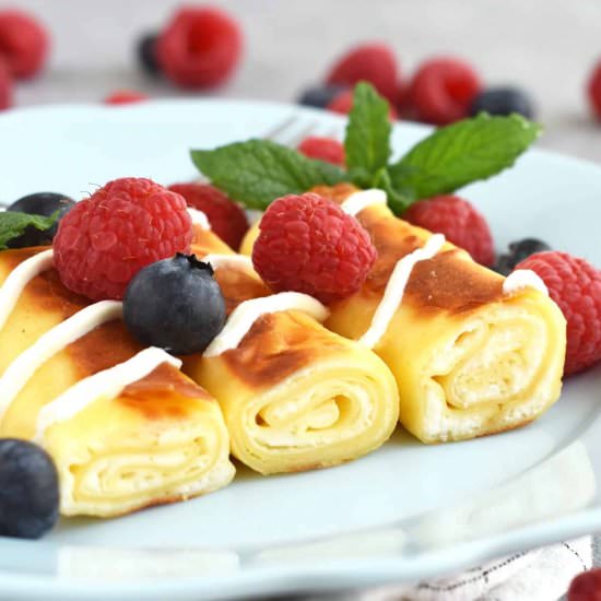 Crepes With Cheese (nalisniki) - Recipe photo by olgainthekitchen