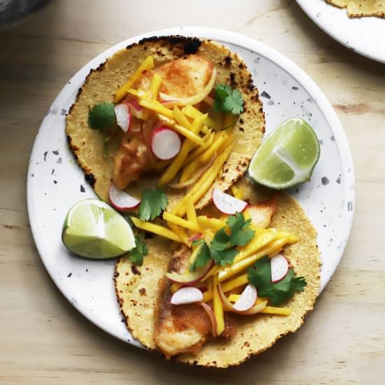 fish tacos with pickled mango - Recipe photo by kathrynpauline