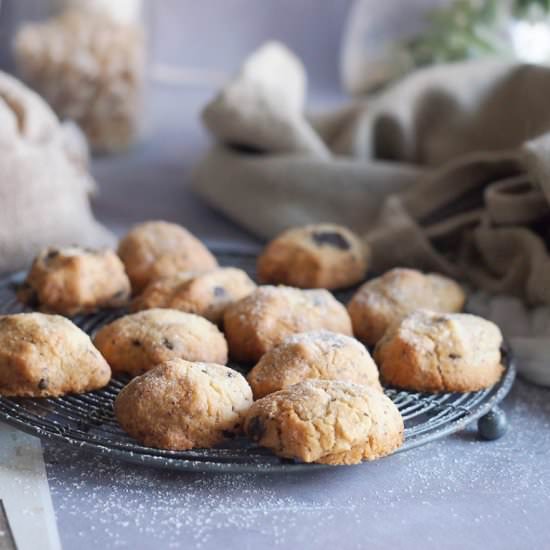 Butter cookies with chocolate - Recipe photo by Dzi
