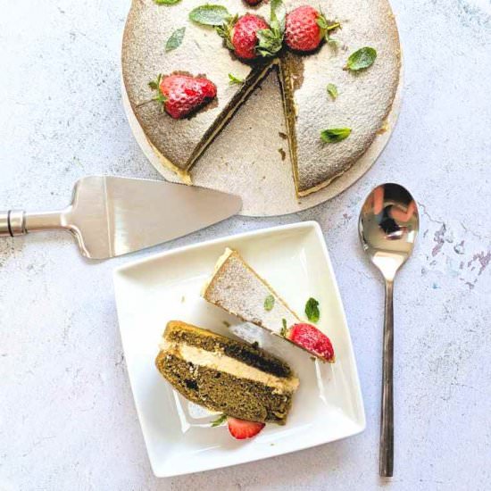 matcha cake - Recipe photo by Cuisine Fiend