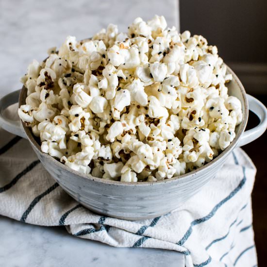 Everything But the Bagel Popcorn - Recipe photo by apleasantlittlekitchen
