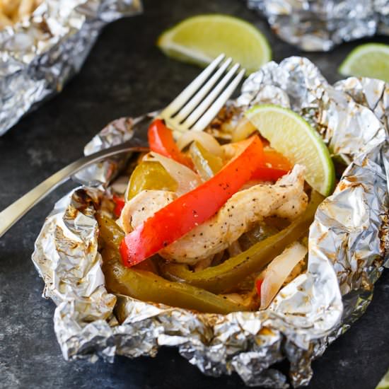 Chicken Fajita Foil Packets - Recipe photo by simplystacie