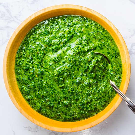 Italian Salsa Verde - Recipe photo by sipandfeast