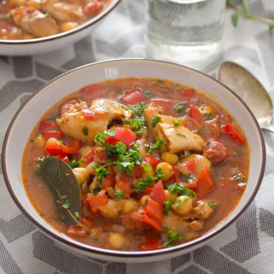Chicken and Chorizo Stew – Spanish - Recipe photo by adinutza
