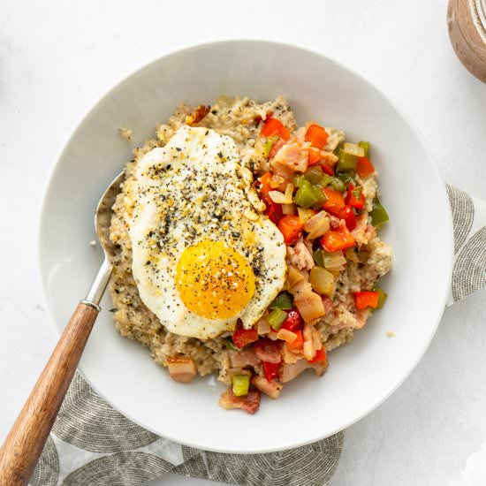 Savory Oatmeal - Recipe photo by sipandspice