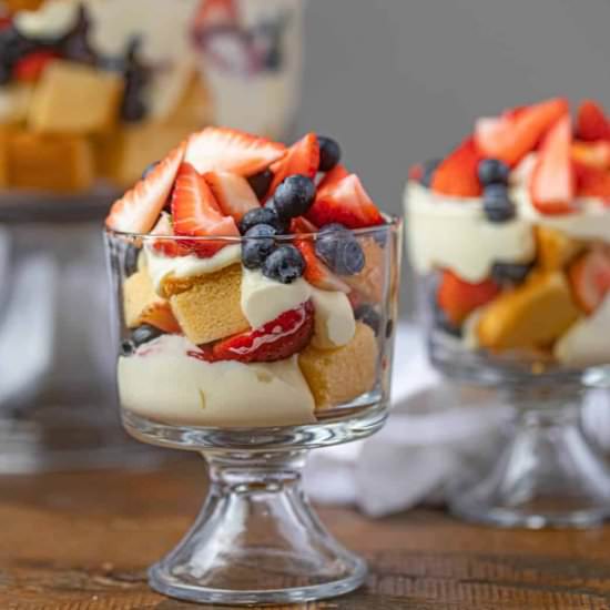 Berry Trifle - Recipe photo by dinnerthendessert