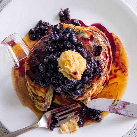 Blackberry Pancakes - Recipe photo by chocolatesandchai