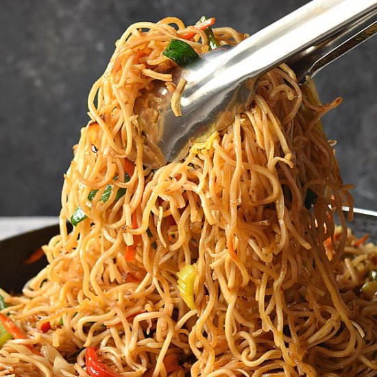 Chinese Chow Mein - Recipe photo by Savory Bites