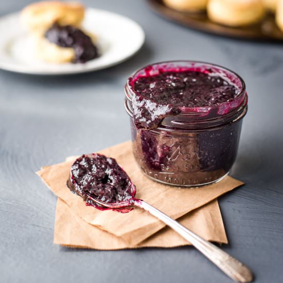 Small Batch Blueberry Jam - Recipe photo by RNsKitchen