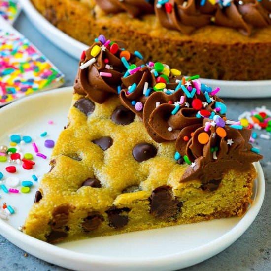 Cookie Cake with Sprinkles - Recipe photo by dinneratthezoo