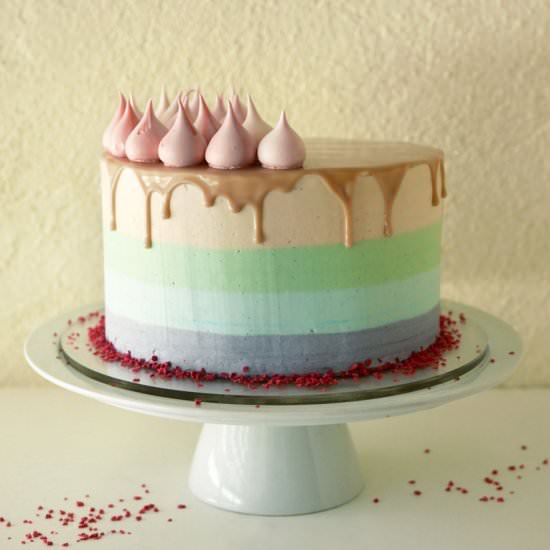 Rainbow Cake - Recipe photo by Cake Lab