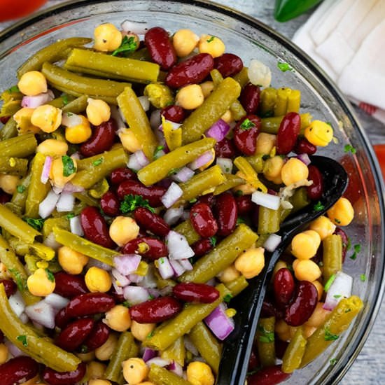 Three Bean Salad - Recipe photo by 1PotRecipes