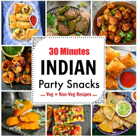 30 Minutes Indian Party Snacks - Recipe photo by EasycookingwithMolly