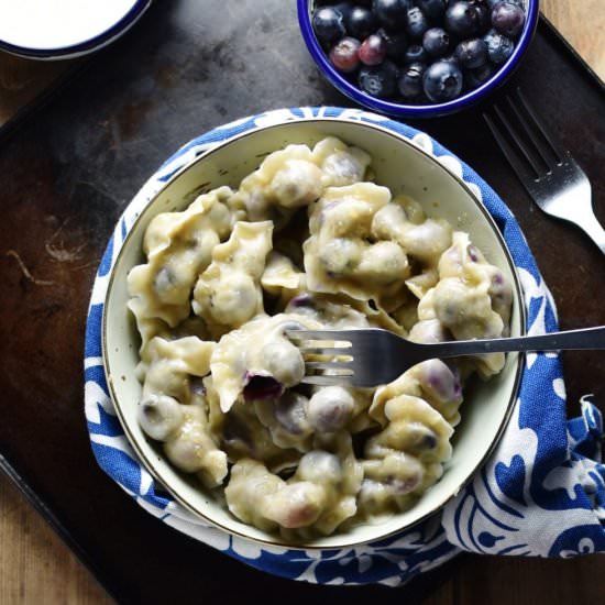 Polish Blueberry Pierogi - Recipe photo by everydayhealthyrecipes