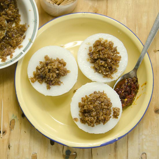 Chinese steamed rice flour cake - Recipe photo by Hungry PeePor
