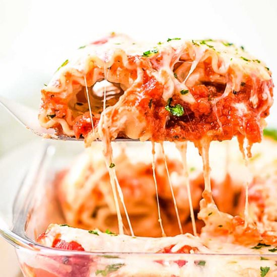 Lasagna Roll Ups - Recipe photo by julieseatsandtreats
