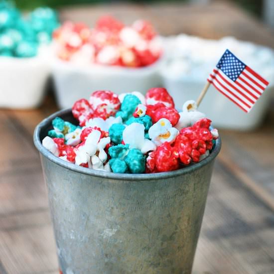 Red, White And Blue Popcorn - Recipe photo by cheap-recipe-blog
