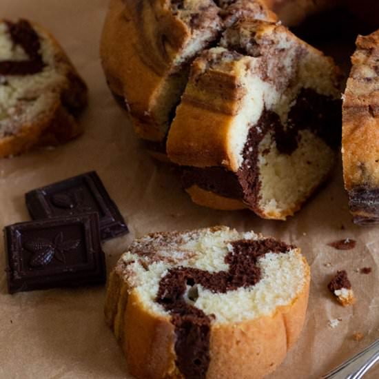 Marble bundt cake - Recipe photo by mmblog