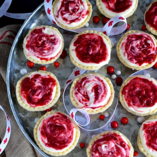 Red Berry Swirl Tartlets - Recipe photo by byronethomas