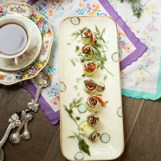 Cucumber Salmon Roll Ups - Recipe photo by healnourishgrow